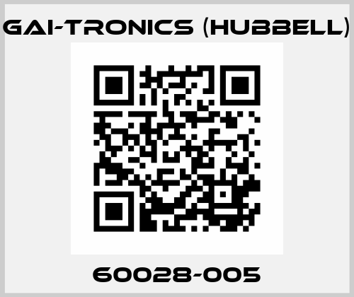 60028-005 GAI-Tronics (Hubbell)