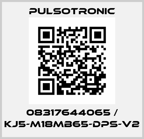 08317644065 / KJ5-M18MB65-DPS-V2 Pulsotronic