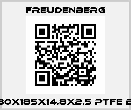 SF 180x185x14,8x2,5 PTFE B500 Freudenberg