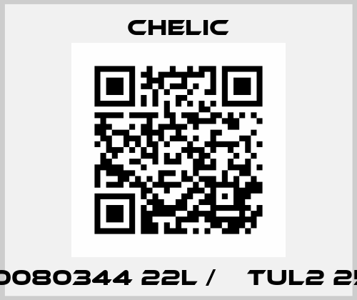 50310080344 22L /    TUL2 25x50 Chelic