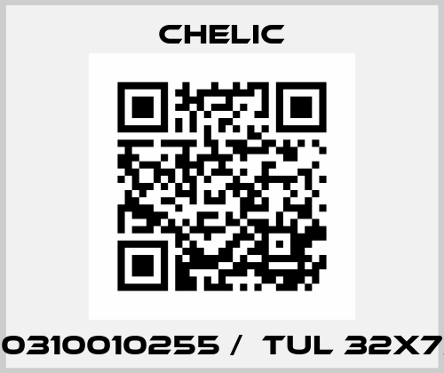 50310010255 /  TUL 32x75 Chelic