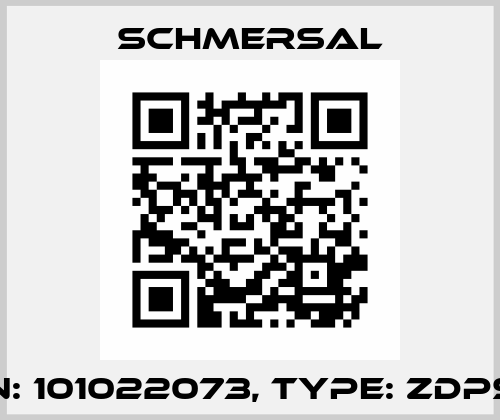 p/n: 101022073, Type: ZDPSW Schmersal