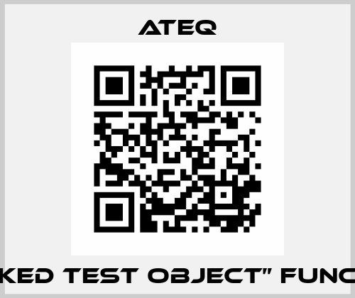 “locked test object” function Ateq