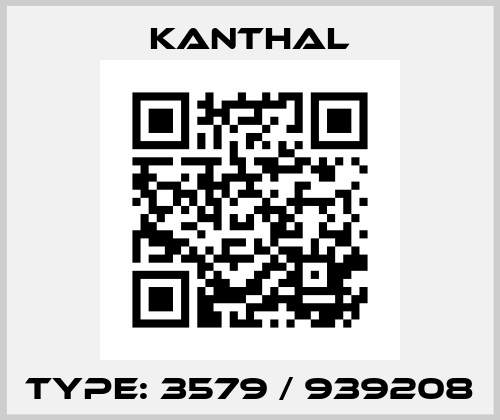 Type: 3579 / 939208 Kanthal