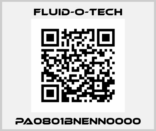 PA0801BNENN0000 Fluid-O-Tech