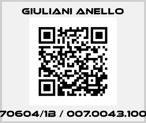 70604/1B / 007.0043.100 Giuliani Anello