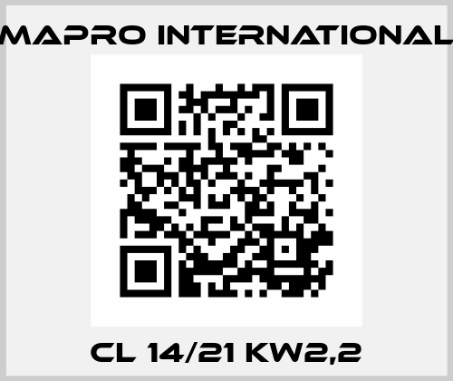 CL 14/21 kW2,2 MAPRO International