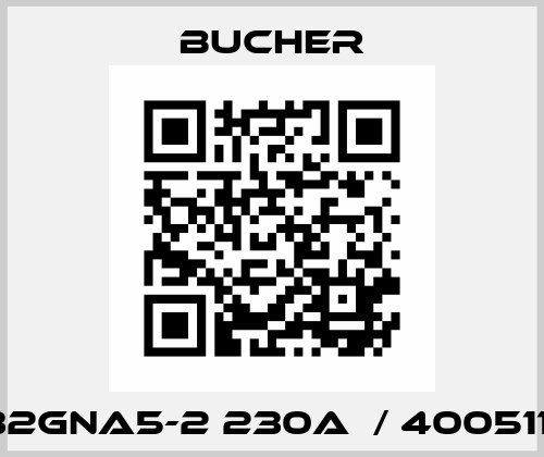 WS32GNA5-2 230A  / 400511253 Bucher