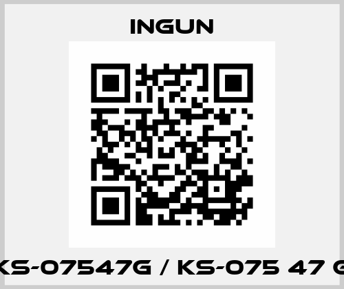 KS-07547G / KS-075 47 G Ingun