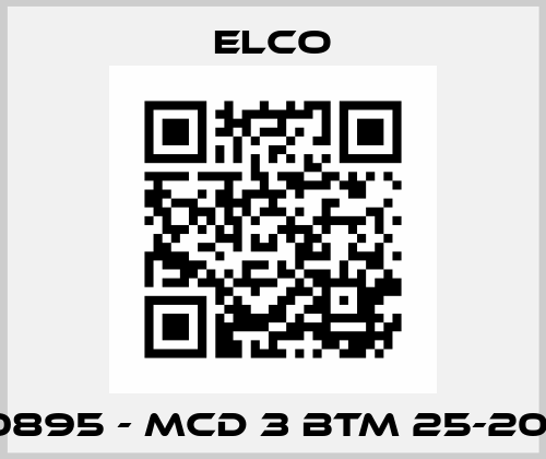 4010895 - MCD 3 BTM 25-20-0/4 Elco