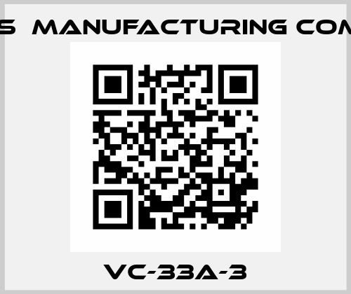VC-33A-3 VI- CAS  Manufacturing Company