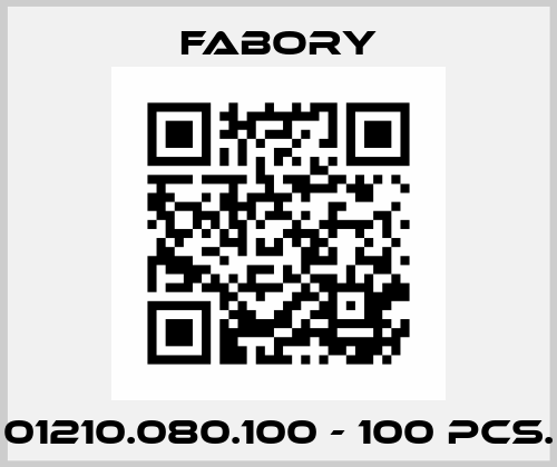 01210.080.100 - 100 PCS. Fabory