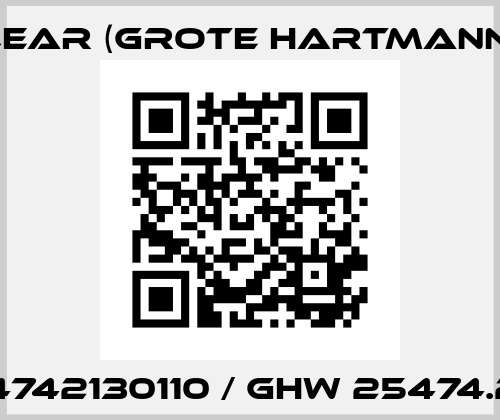 70254742130110 / GHW 25474.213.011 Lear (Grote Hartmann)