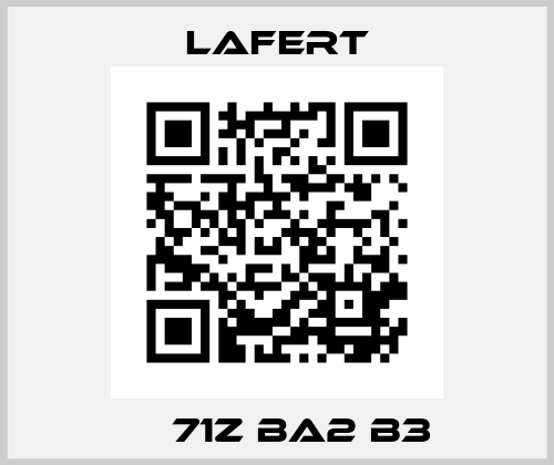 АМ 71Z BA2 B3  Lafert