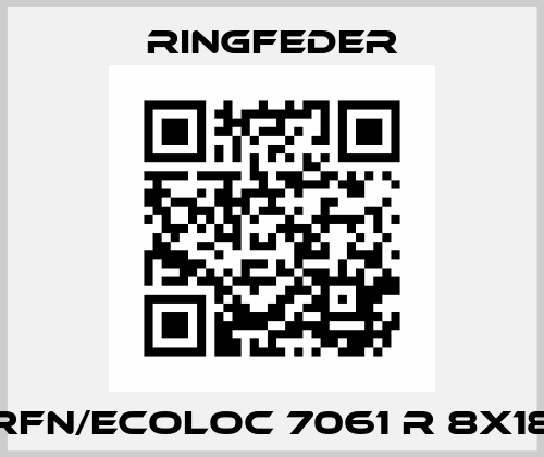 RFN/ECOLOC 7061 R 8x18 Ringfeder