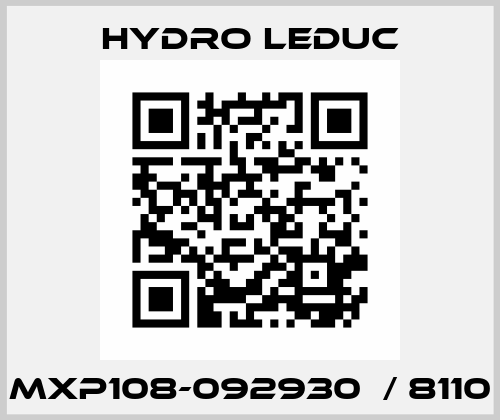 MXP108-092930  / 8110 Hydro Leduc