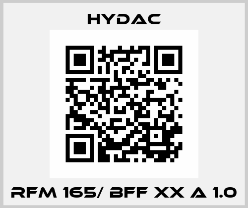 RFM 165/ BFF XX A 1.0 Hydac