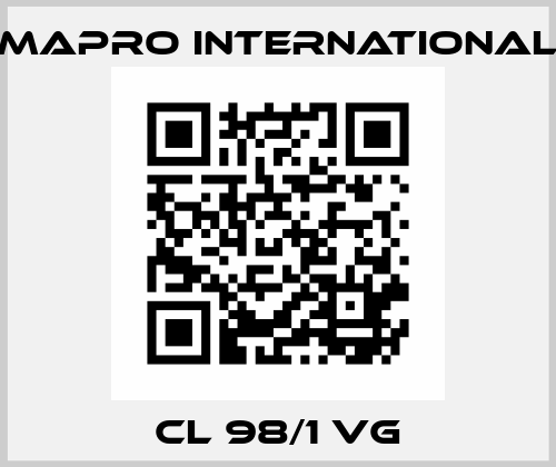 CL 98/1 VG MAPRO International