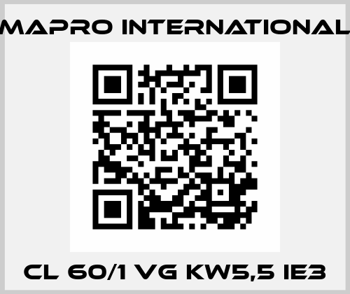CL 60/1 VG kW5,5 IE3 MAPRO International
