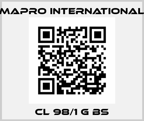 CL 98/1 G BS MAPRO International