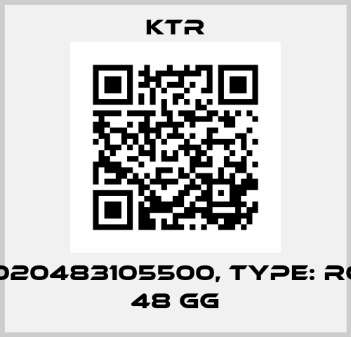 P/N: 020483105500, Type: ROTEX 48 GG KTR