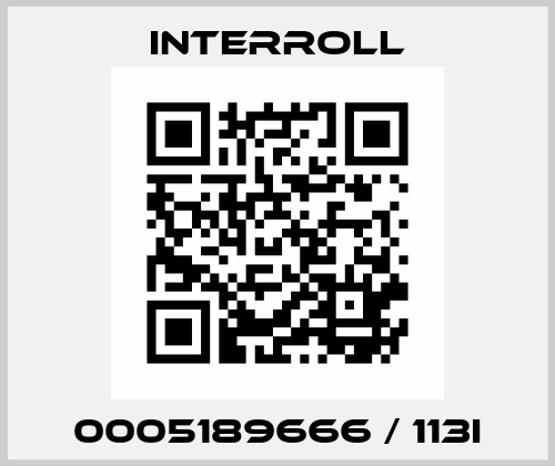 0005189666 / 113i Interroll