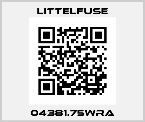 04381.75WRA Littelfuse