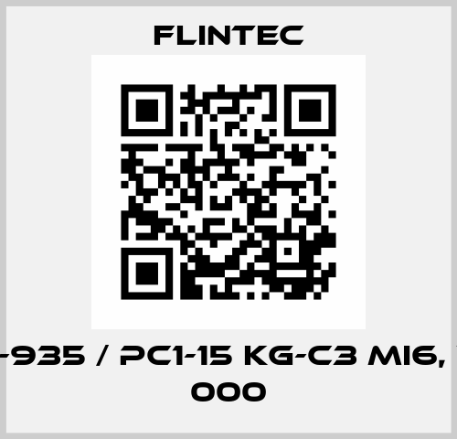5007-935 / PC1-15 kg-C3 MI6, Y = 15 000 Flintec