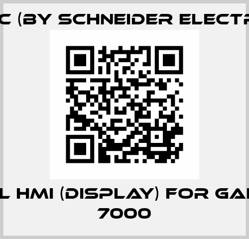 panel HMI (display) for Galaxy 7000 APC (by Schneider Electric)