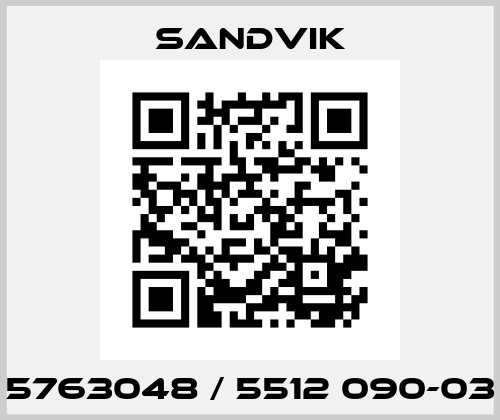 5763048 / 5512 090-03 Sandvik
