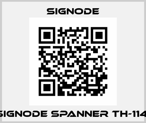 SIGNODE SPANNER TH-114  Signode
