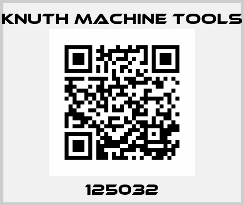 125032 Knuth Machine Tools