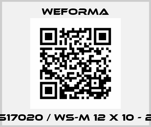 S17020 / WS-M 12 x 10 - 2 Weforma