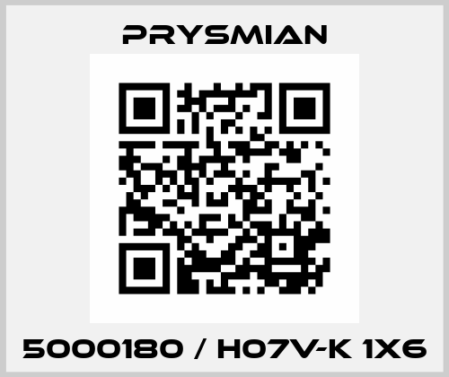5000180 / H07V-K 1X6 Prysmian