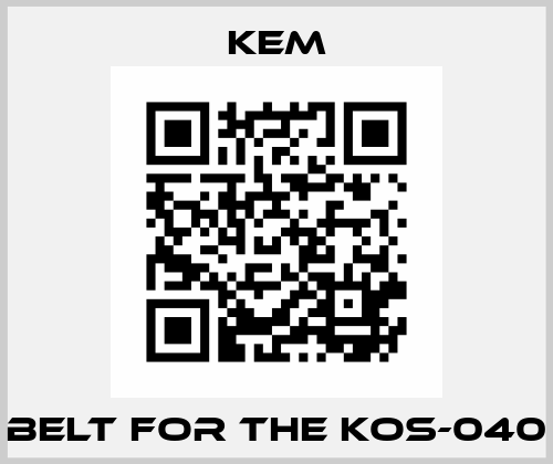 belt for the KOS-040 KEM