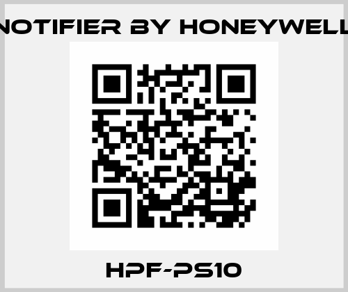 HPF-PS10 Notifier by Honeywell