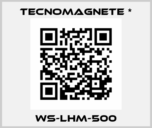 WS-LHM-500 Tecnomagnete *