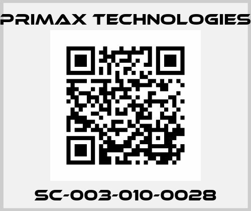 SC-003-010-0028 Primax Technologies