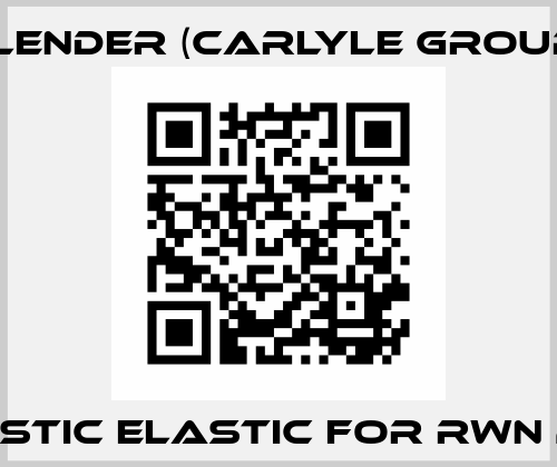 elastic elastic for RWN 228 Flender (Carlyle Group)