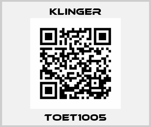 TOET1005 Klinger