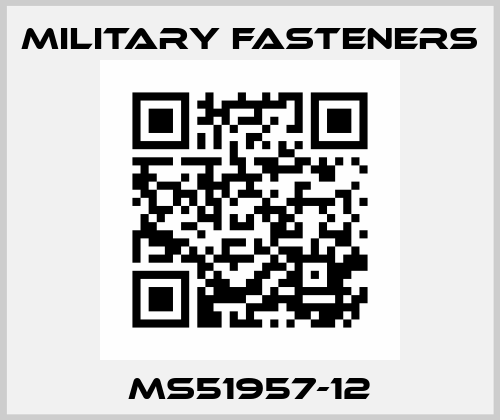MS51957-12 Military fasteners