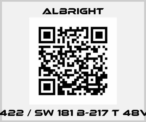 505422 / SW 181 B-217 T 48V PO Albright