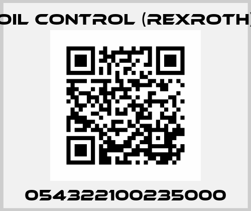 054322100235000 Oil Control (Rexroth)