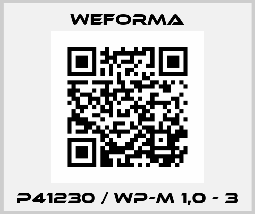 P41230 / WP-M 1,0 - 3 Weforma