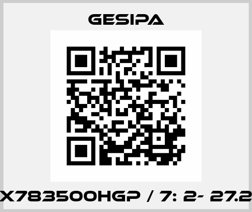 X783500HGP / 7: 2- 27.2 Gesipa