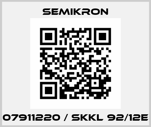 07911220 / SKKL 92/12E Semikron