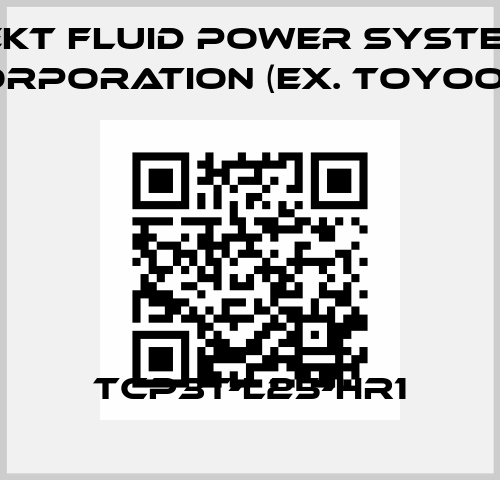 TCP3T-L25-HR1 JTEKT FLUID POWER SYSTEMS CORPORATION (ex. Toyooki)