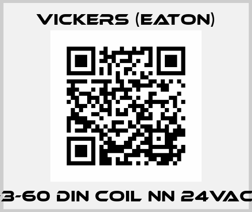 DG4V-3-60 DIN COIL NN 24VAC/50HZ Vickers (Eaton)