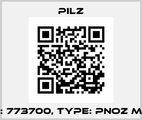 p/n: 773700, Type: PNOZ mc1p Pilz