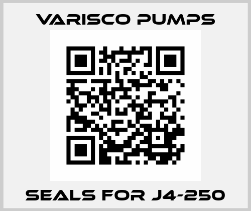 seals for J4-250 Varisco pumps